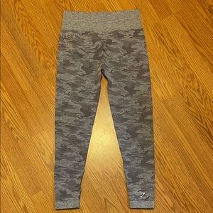 Gymshark Purple Camouflage Leggings